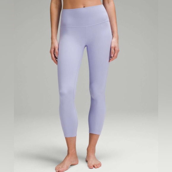 Lululemon Align High Rise Leggings Lilac Smoke - 25" Size 4 - Picture 1 of 4